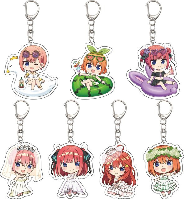 Bandai Anime The Quintessential Quintuplets Acryl-Schlüsselanhänger - Bild 1
