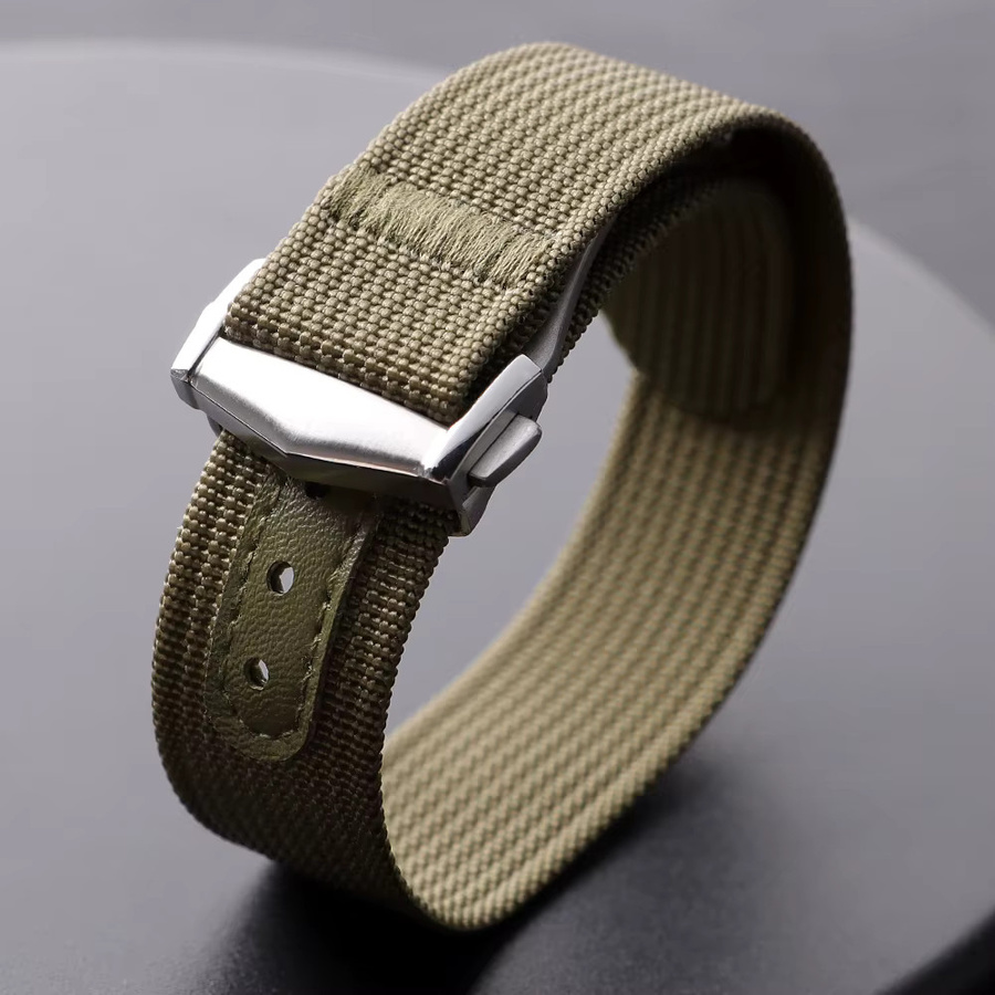 Uhrenarmband Nylon, gerippt, 20 mm, 22 mm, Herren, Sport - Bild 4