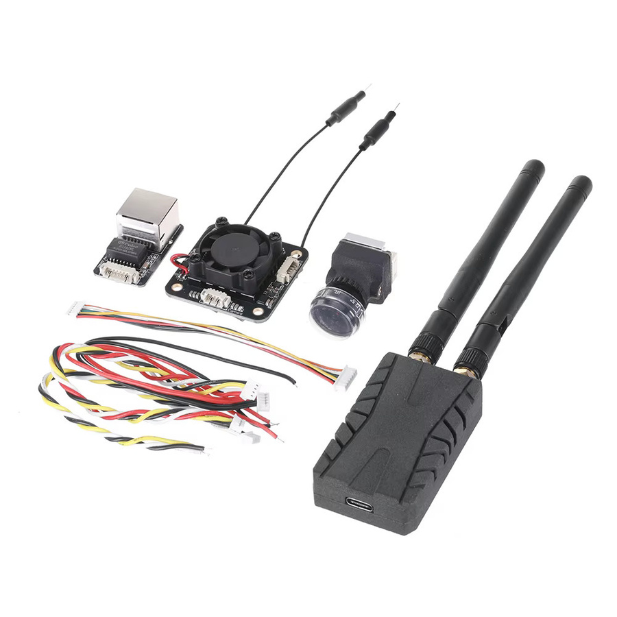 Eachine Sphere Link 5,8 GHz WIFI Digital HD 800 mW FPV Sender VTX mit 1080P Kamera und 140 Grad FOV sowie MAVLINK-Protokoll für RC Drones in Schwarz - Bild 2