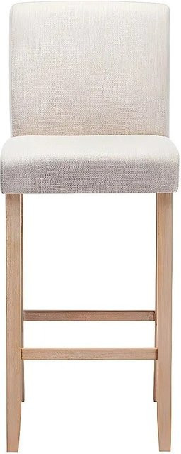 Vente-unique Barhocker Rovigo in Creme mit Stoffbezug, Höhe: 50 cm - Bild 1