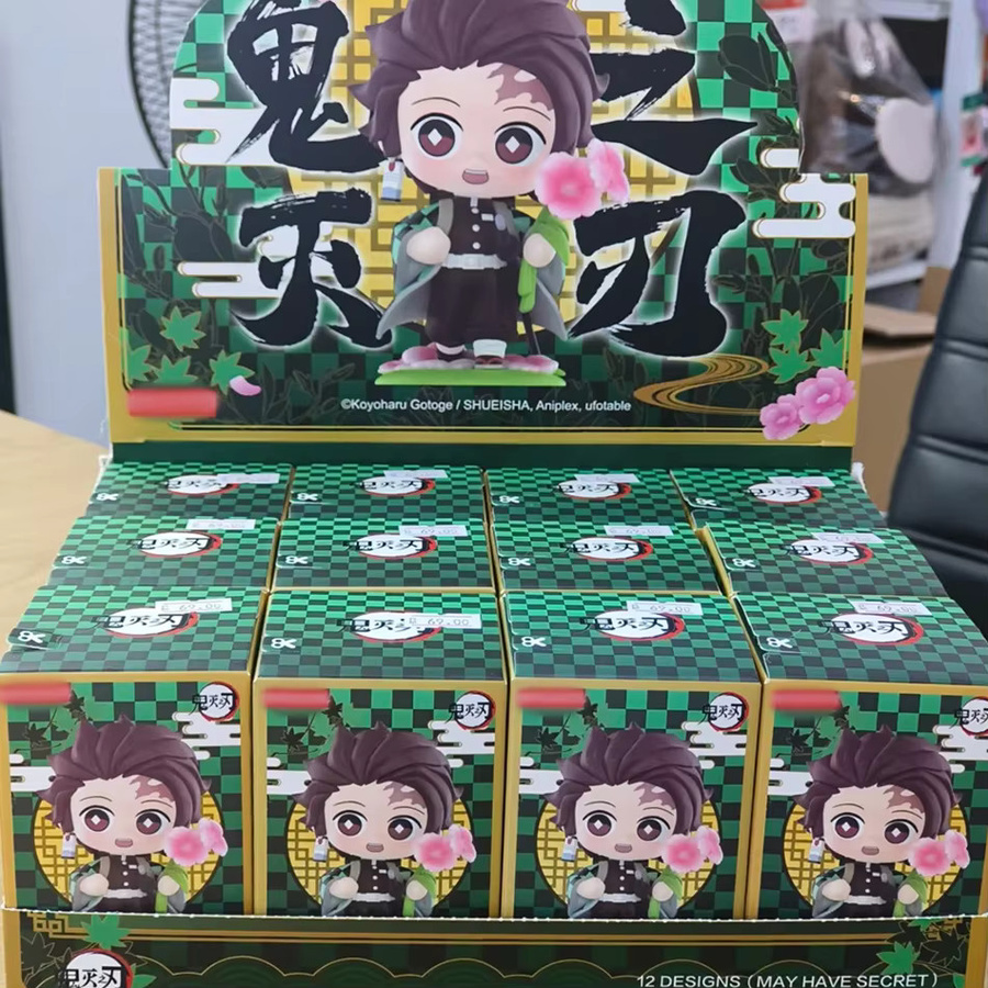 Bandai Demon Slayer Anime Blindbox, Tanjiro Kamado Nezuko Cartoon-Figur, 1-12 Stück Set - Bild 6
