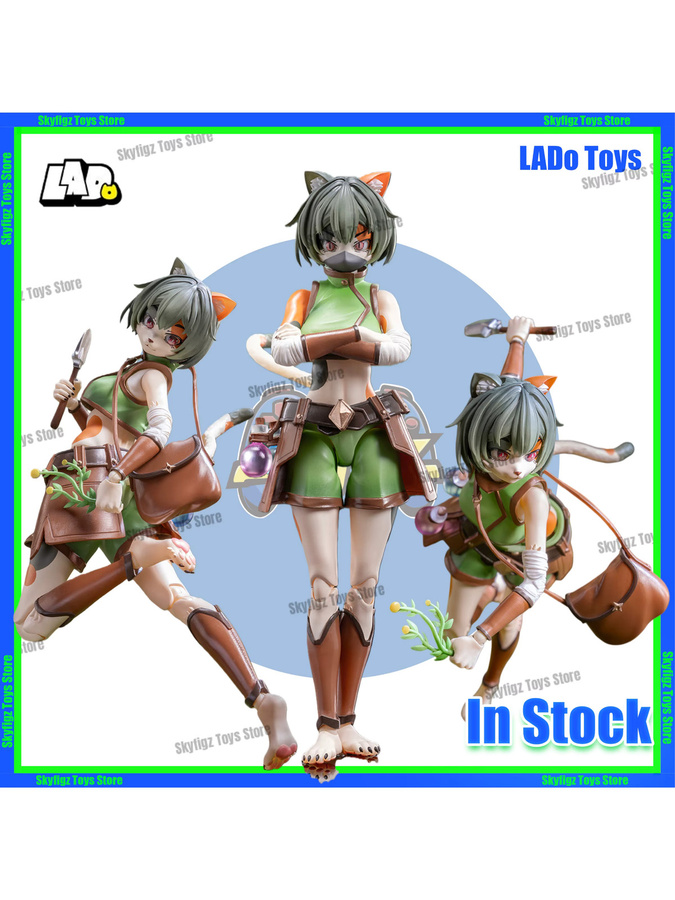 Ladotoys Cat Tonia Tigris Era-002 Kräuter-Actionfigur, Calico Cat Girl Anime Mystic Land, Einzelfigur - Bild 6