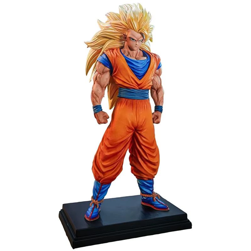 Jt Star Orbit Anime Figur Dragon Ball Super Saiyajin Goku Statue, Multicolor, Höhe: 34 cm - Bild 3
