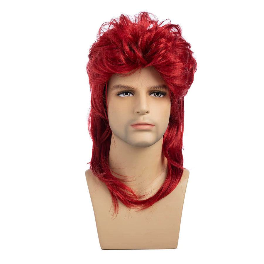 Sallcks Perücke, Rote Mullet, Herren - Bild 3