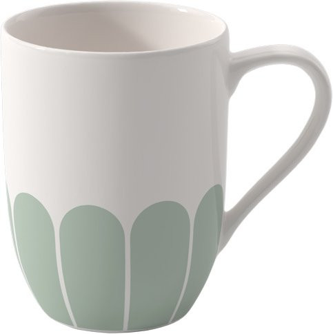 Villeroy & Boch Becher FLEUR in Weiß und Grün aus Bone China und Keramik - Bild 1