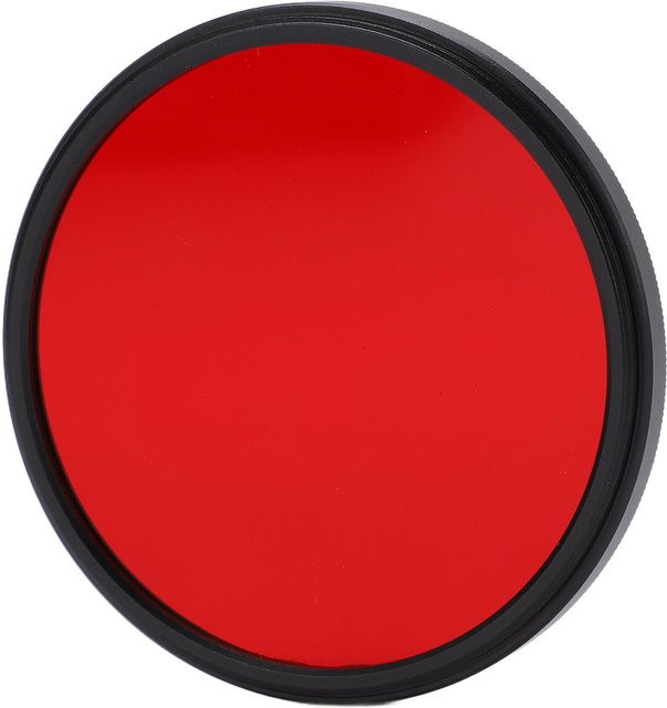 Nikon Vollrotfilter aus optischem Glas für Kameraobjektive, Farbe: Rot, Durchmesser: 62 mm - Bild 1