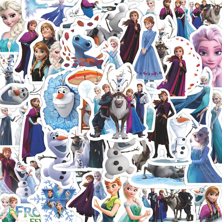Disney Frozen Princess Aufkleber, 10/30/55 Stück - Bild 2