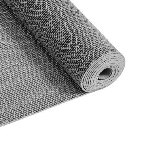 VEVOR Drainage Matte aus PVC, rutschfest, grau, B: 90 cm, L: 500 cm - Bild 1