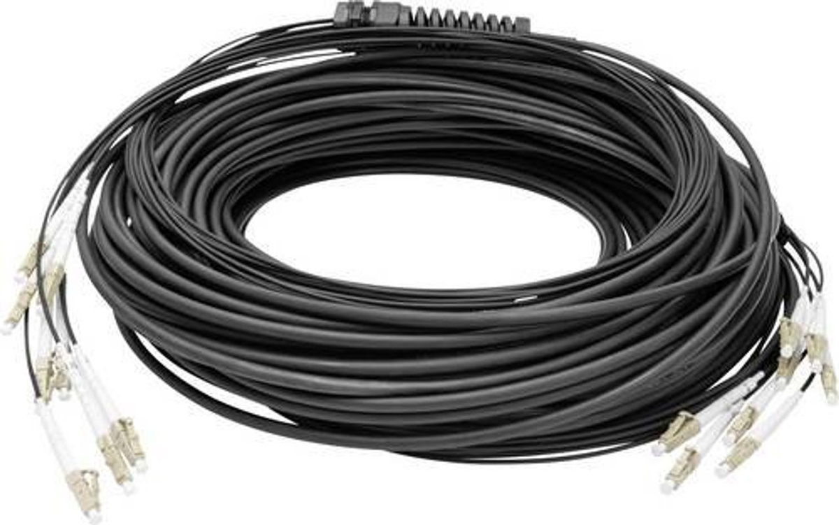 Digitus Glasfaser LWL Anschlusskabel Duplex Multimode OM4 in Schwarz mit 1x LC/UPC-Stecker zu 1x LC/UPC-Stecker Länge: 50 m - Bild 2