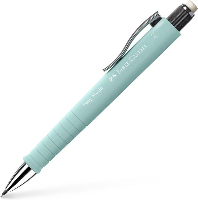 Faber Castell Poly Matic Druckbleistift in Grün mit B Mine - Bild 1