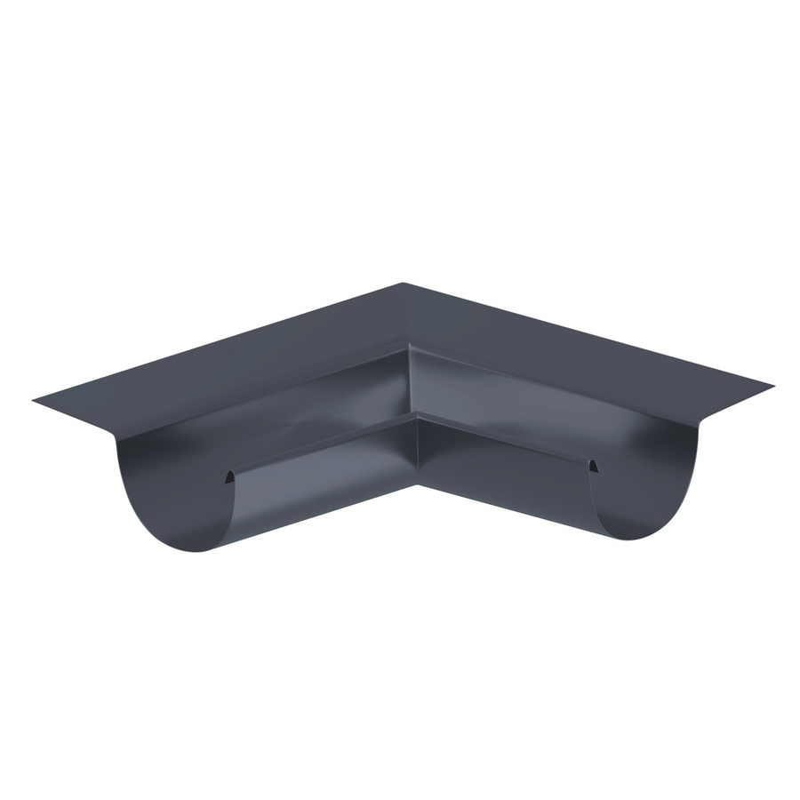 Sarei SDF-Halbrundrinnenwinkel Piccolo Inneneck 90 Grad aus Aluminium in Anthrazit RG 80 - Bild 2