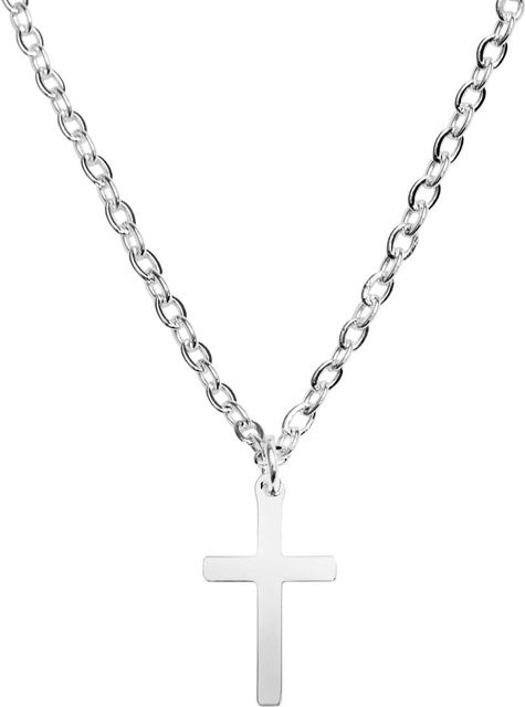 Halskette mit Anhänger Kreuz, Uljö, Unisex - Bild 1