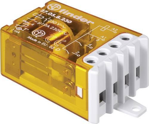 Finder Stromstoß-Schalter Unterputz 27.01.8.230.0000 1 Schließer 230 V/AC 10A 2300 VA Tray Weiß - Bild 1