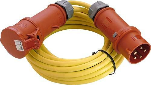 AS Schwabe Strom Verlängerungskabel 16A Gelb 50,00 m AT-N07V3V3-F 5G 2,5mm² - Bild 1