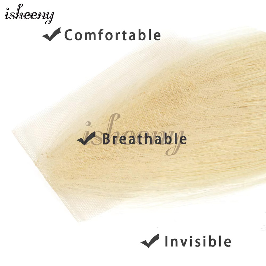 Isheeny Echthaar-Pony-Extensions, glatt, Schwarz, 25,4 cm - Bild 2