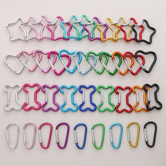 HMC Karabiner Aluminium, Bunt, Verspielt - Bild 1