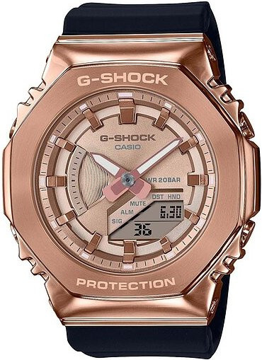 Casio G-Shock Digitaluhr, Roségold, Edelstahl, 45,9 mm, Unisex - Bild 1