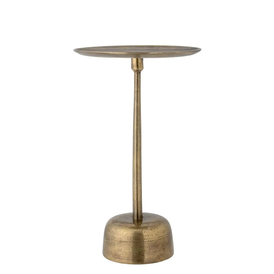 Bloomingville Beistelltisch Maris aus Aluminium in Gold mit skandinavischem Design, Durchmesser: 30,5 cm - Bild 1
