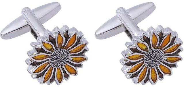Meirenpeizi Manschettenknöpfe Sonnenblumen, Unisex - Bild 1