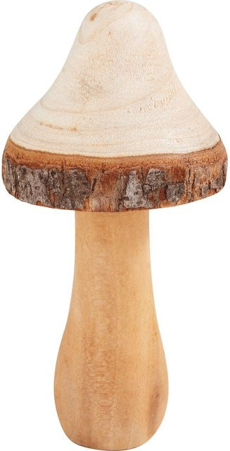 VBS Deko-Holzpilz aus Holz in Beige für Herbst-Dekorationen - Bild 1