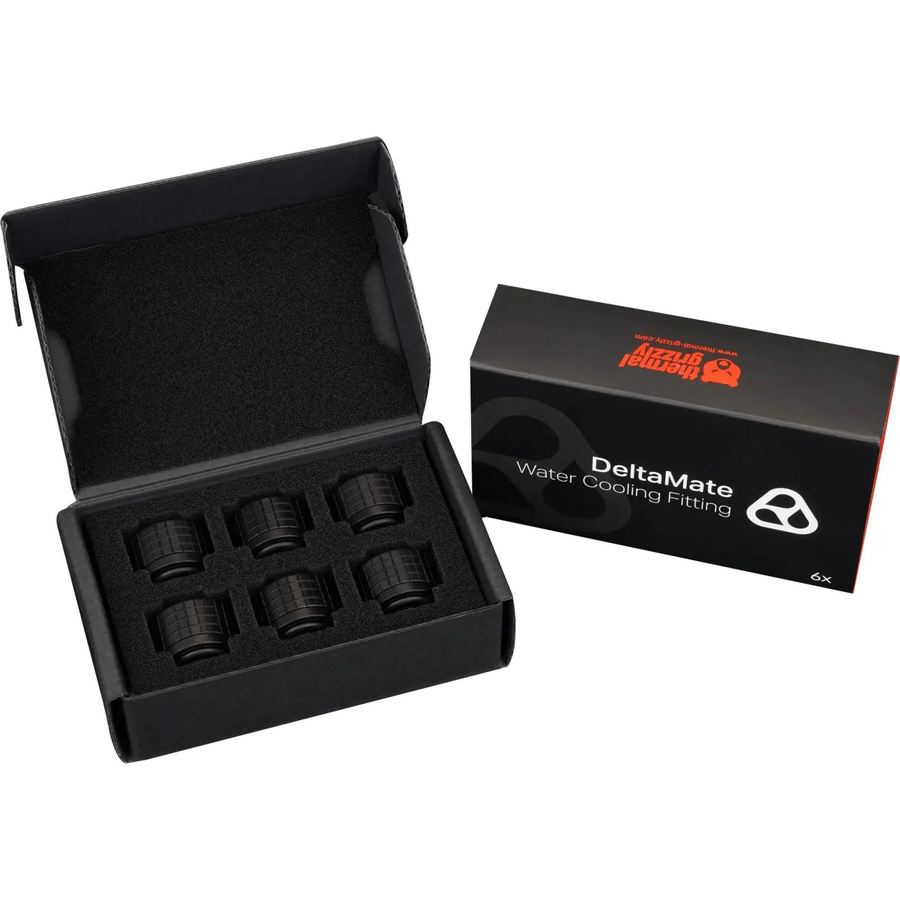 Thermal Grizzly DeltaMate Fitting ST16 Verbindung in Schwarz - Bild 1
