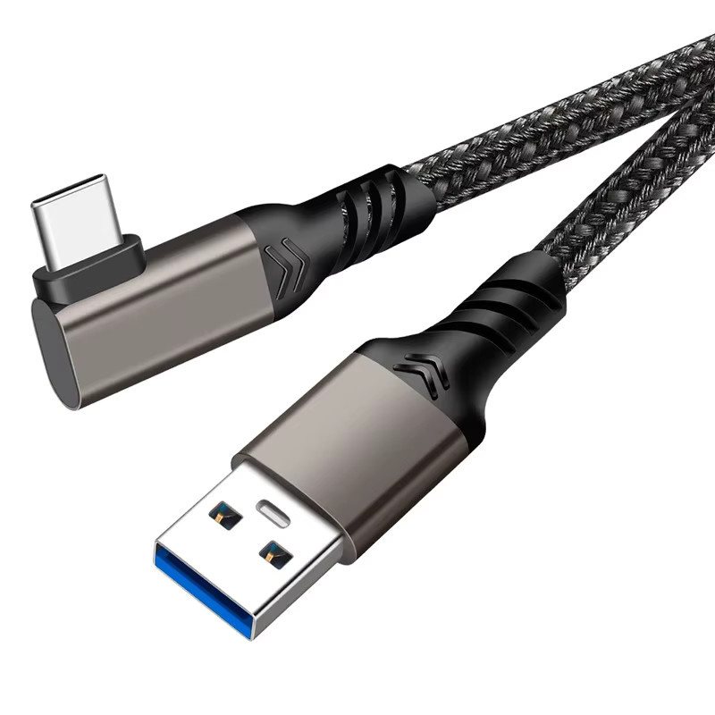 BSN USB-A auf USB-C Kabel Schwarz 10 Gbit/s USB 3.2 Gen1 für Oculus Quest Link VR Headset Datenübertragung und Schnellladung - Bild 2