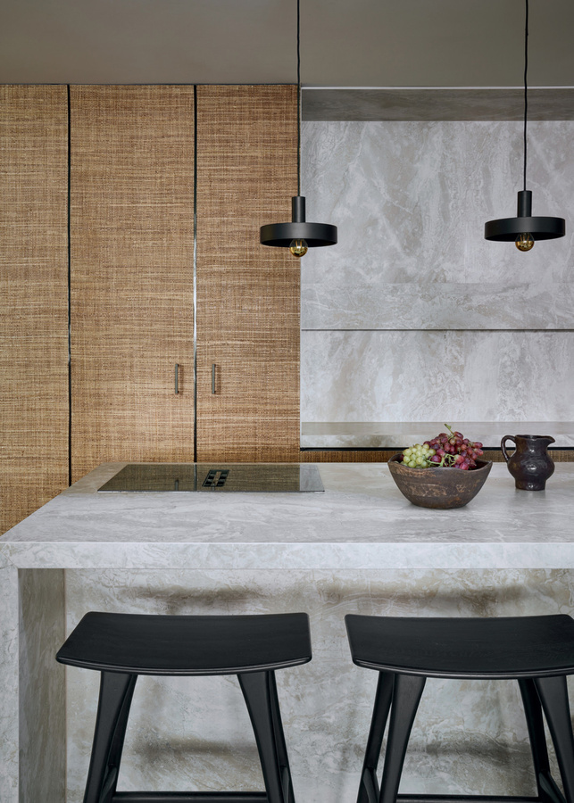 CMO Paris Tapete Papyrus Brut in Tabac Braun Modernes Vliesdesign - Bild 1