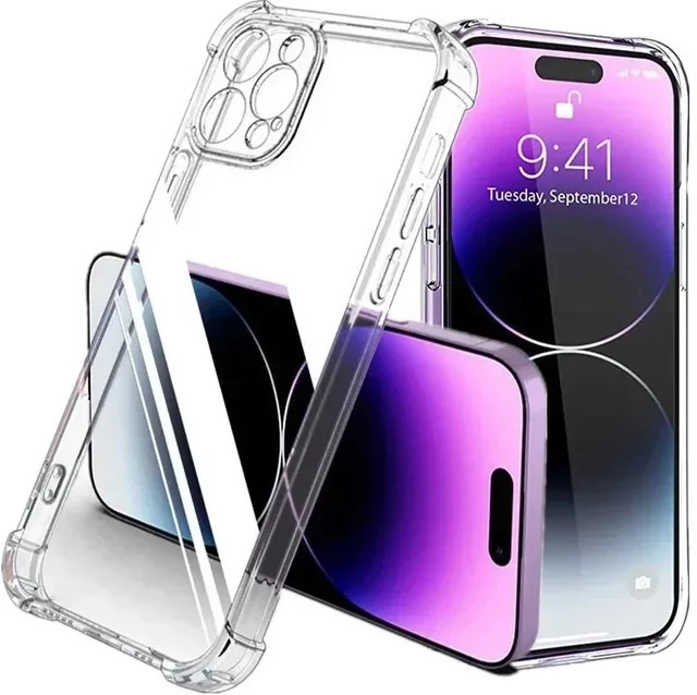 Ultradünne und transparente Silikonhülle für Apple iPhone 11 bis iPhone 17 Pro Max als weicher Schutz - Bild 1