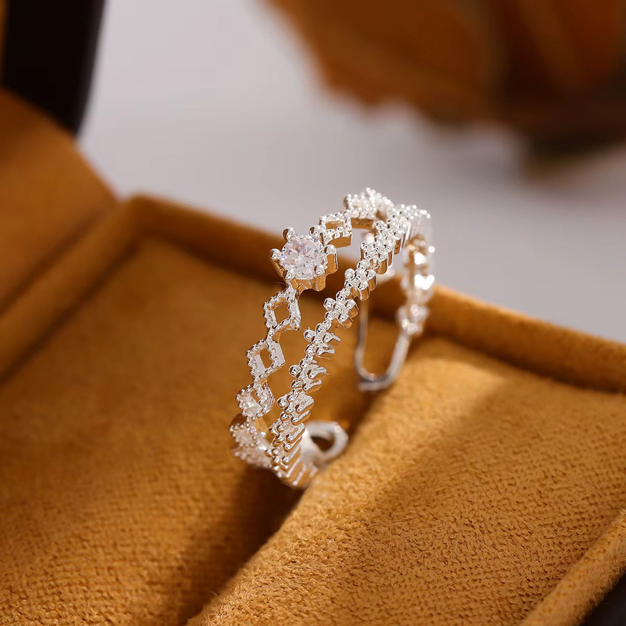 Ring 925 Silber, Zirkonia, Damen - Bild 3