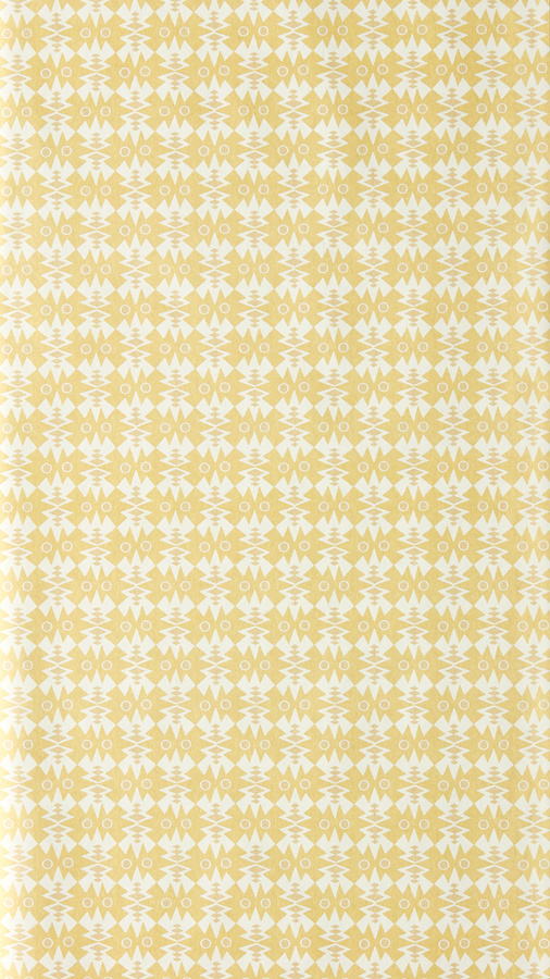 Scion Tapete Owl & Butterfly in Buttercup Gelb, Vlies, Skandinavisches Design mit Tier- und geometrischen Motiven - Bild 1