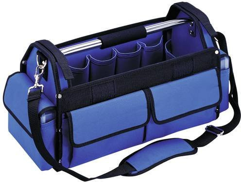 Klauke KL920L Elektriker Werkzeug-Umhängetasche unbestückt, Blau, B/T/H: 35 x 20 x 20 cm - Bild 1