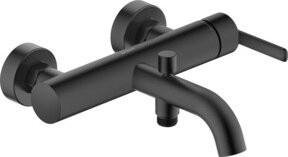 Duravit Wannen-Einhebelmischer Balcoon AP Wandmontage in Schwarz Matt - Bild 1