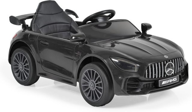 Moni Mercedes AMG GTR Elektroauto mit EVA-Reifen, Musikeffekte, schwarz - Bild 1