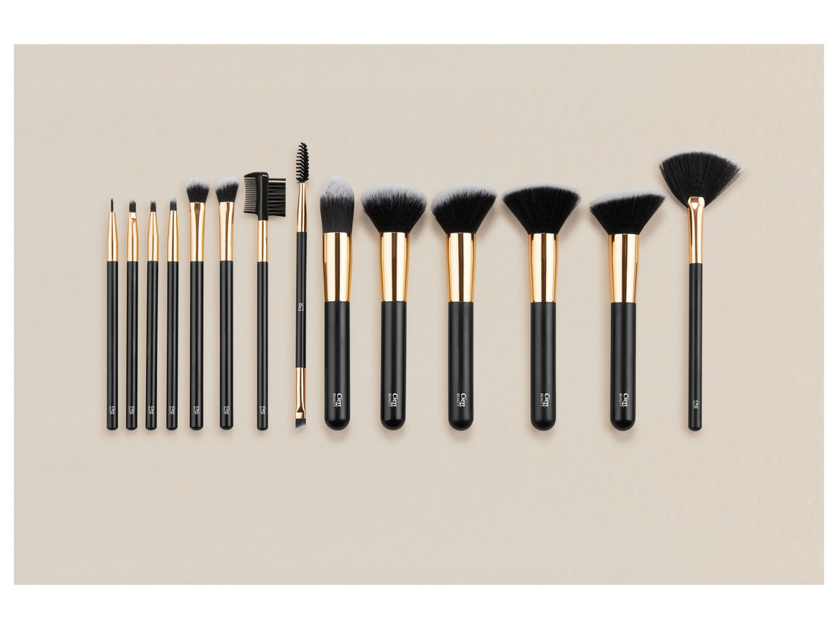 CIEN BEAUTY Kosmetikpinsel-Set, 14tlg. - Bild 2