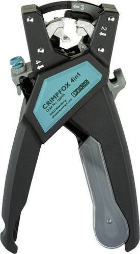 Phoenix Contact CRIMPFOX 4 IN 1 1200101 Presszange für Aderendhülsen 0,5 bis 2,5 mm² in Schwarz - Bild 1