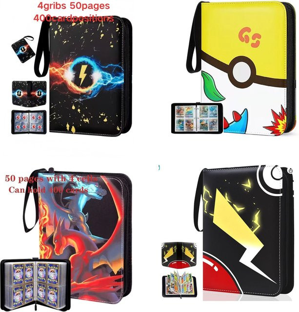 Bandai Album Binder Photocard PU Zipper Fotoalbum, 400 Stück - Bild 1
