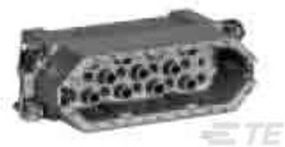TE Connectivity Heavy Duty Rectangular Connector 2-1103108-3 Schwarz - Bild 1
