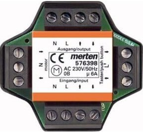Merten Steuerrelais 6A AC 250V 576398 in Schwarz und Grau - Bild 1
