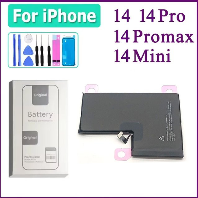 Apple Ersatzbatterie für iPhone 14, 14 Pro, 14 Pro Max und 14 Plus, Farbe: Schwarz - Bild 1