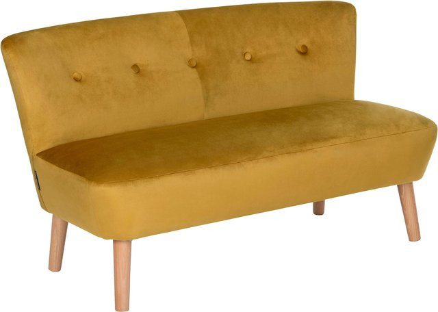 Max Winzer Kindersofa Dolly in Gelb im Retro-Design - Bild 1