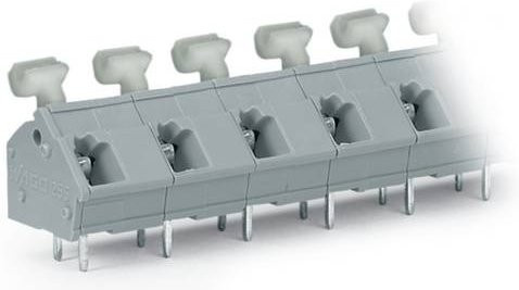 WAGO 256-607/334-000 Leiterplattenklemme, Grau, 60 Stück - Bild 1