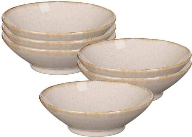 Ritzenhoff & Breker Beilagenschalen Sahara Dip-Bowl aus Keramik, Beige, 6er Set, Durchmesser: 14,5 cm - Bild 1