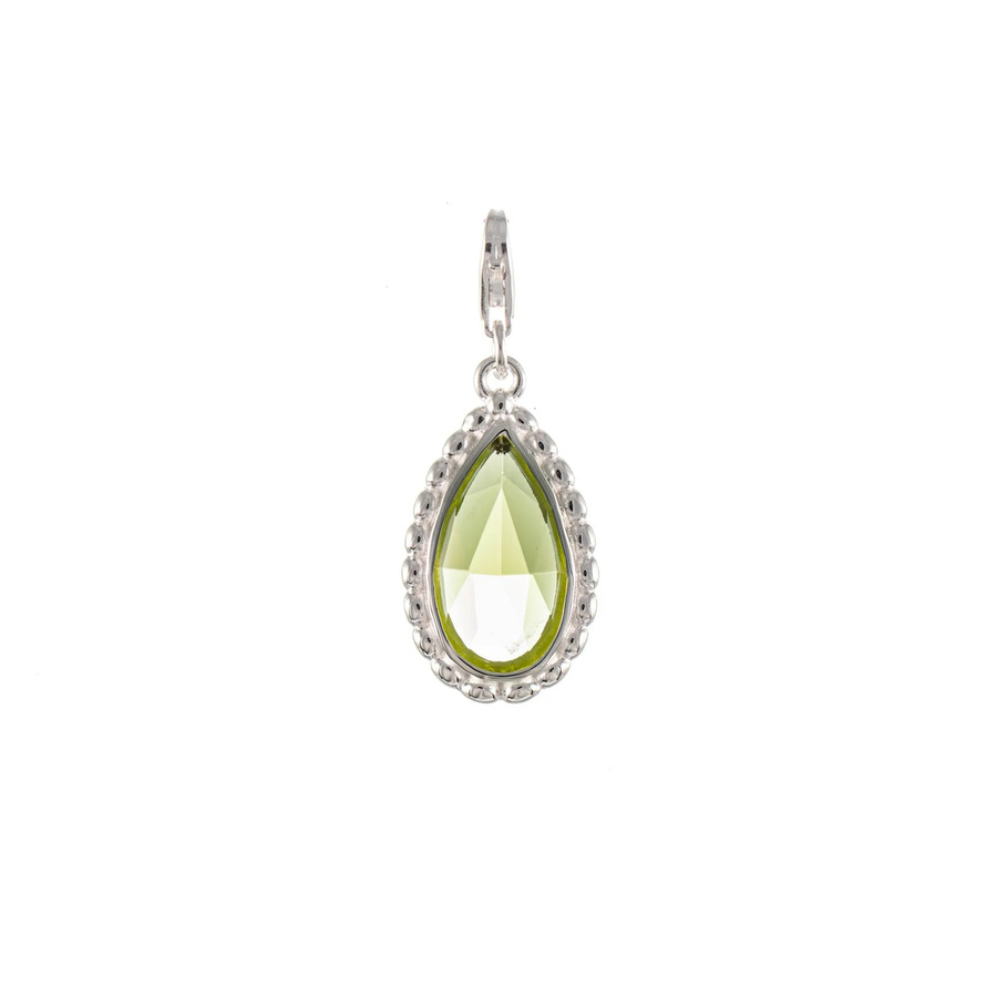 Wechselstein für Collier Signature, 925 Silber, hellgrün, Unisex - Bild 1