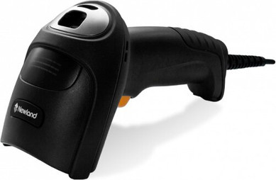 Newland HR52 Bonito Serie 2D Handscanner Kit mit Standfuß, USB und RS232, Schwarz - Bild 1