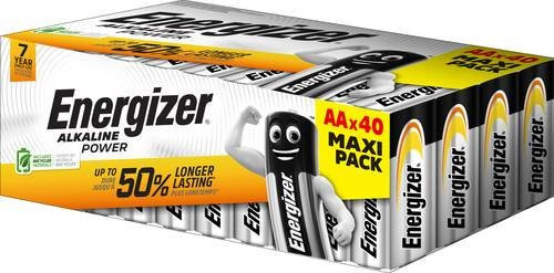 Energizer Power AA Alkaline-Mangan Batterien 1,5V, 40 Stück - Bild 1