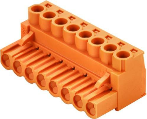 Weidmüller Buchsengehäuse-Kabel BL/SL in Orange, 120 Stück, Rastermaß: 5 mm - Bild 1