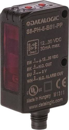 Datalogic Reflexions-Lichtschranke S8-PR-5-B01-PP 950801160 in Schwarz, hellschaltend und dunkelschaltend - Bild 1