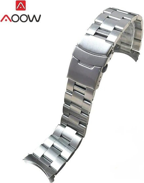 Sweetown Uhrenarmband Edelstahl, Schwarz, Herren - Bild 1