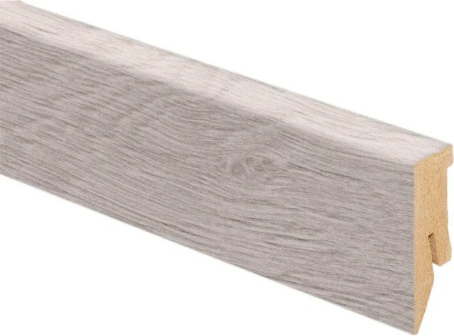 Kaindl Sockelleiste Eiche Grau modern aus MDF, Höhe: 50 mm, Tiefe: 18 mm, Länge: 2600 mm - Bild 1