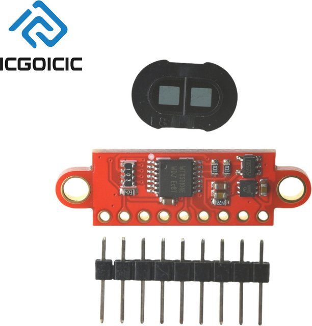 VL53L7CX ToF-Sensor 8x8 Zonen Laser-Entfernungsmessmodul für Roboternavigation mit I2C und SPI in Rot - Bild 1